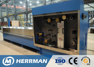 AC / DC Driven Control Wire Drawing Equipment , Multi Heads Wire Manufacturing Machine